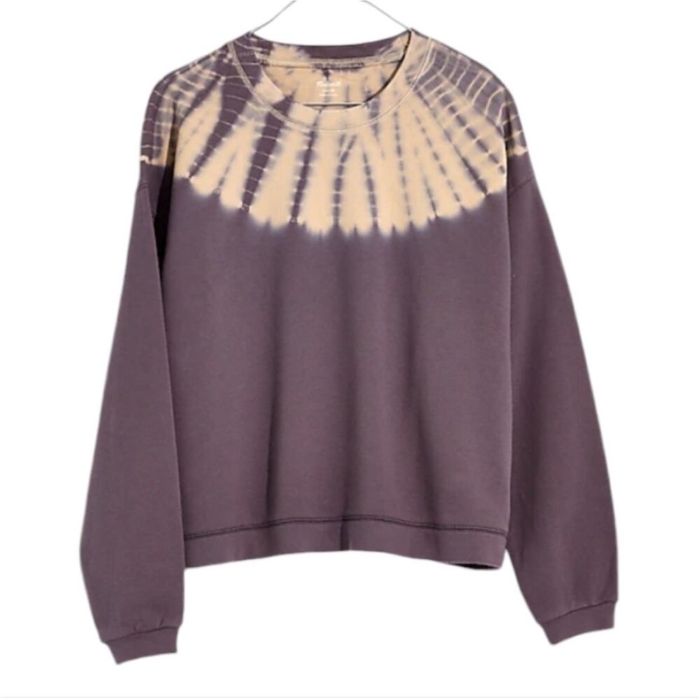 Madewell L Re(Sourced) Tie Dye cropped sweatshirt